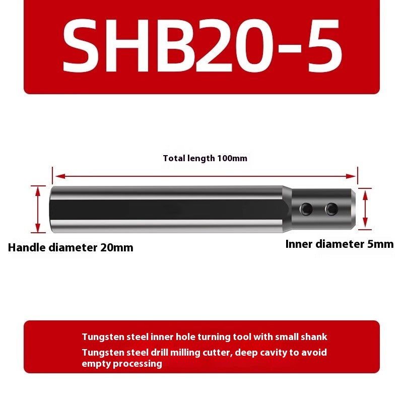 2089- CNC lathe small hole knife set SHB-25 small diameter tool holder inner hole jacket round handle CNC lathe D20 reducer sleeve Shandong Denso Pricision Tools Co.,Ltd.